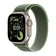 Dây đeo Apple Watch Trail Loop 44/45/46/49mm M/L - Natural Titanium Finish-Xanh lá