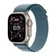 Dây đeo Apple Watch Alpine Loop 44/45/46/49mm Large - Natural Titanium Finish-Xanh dương nhạt