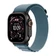 Dây đeo Apple Watch Alpine Loop 44/45/46/49mm Large - Black Titanium Finish-Xanh dương nhạt
