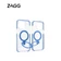 Ốp lưng iPhone 15 Pro Zagg Santa Cruz Rks With Magsafe Blue