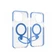 Ốp lưng iPhone 15 Pro Max Zagg Santa Cruz Rks With Magsafe Blue-Xanh dương
