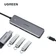 Hub chuyển đổi Ugreen 4 cổng USB 3.0 + Micro USB, vỏ mạ kim loại, siêu mỏng CM219 50985