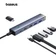 Hub Baseus Ultrajoy Series 6 cổng Air (TYPE-C TO 1 HDMI 4K@60HZ + 2 USB 3.0 + 1 USB 2.0 + 1 TYPE-C 3.0 + 1 PD)