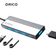 Hub USB-C Orico 5SXA-GY 5 in 1 PD-100W-Xám