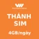 SIM 4G Vietnamobile Thánh SIM 4GB/ngày