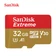 Thẻ nhớ Micro SDHC Sandisk Extreme V30 A1 100MB/S 32GB