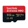 Thẻ nhớ Micro SDXC Sandisk Extreme Pro V30 A2 170MB/S 512GB-Đen