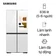 Tủ lạnh Samsung Multidoor Bespoke 636L 2024 RF65DB990012SV