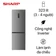 Tủ lạnh Sharp 323L 2025 (SJ-BF330V-SL)