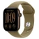 Apple Watch Series 12 42mm (5G) Viền Nhôm Dây Cao Su Size M/L-Viền Vàng Đồng / Dây Xanh