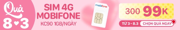 Sim 4G Mobifone S135 6GB/ngày - 1 tháng (Thành phẩm)