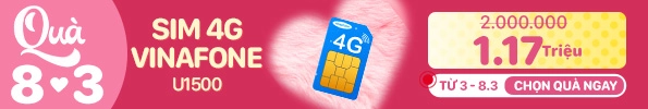 SIM 4G VINAPHONE U1500 (500GB/THÁNG) - 12 THÁNG