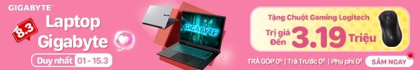 MUA LAPTOP GIGABYTE TẶNG KÈM CHUỘT LOGITECH