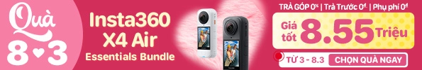 Camera hành trình Insta 360 X4 Air Essentials Bundle chính hãng