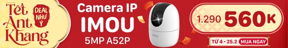 CAMERA IP HỒNG NGOẠI KHÔNG DÂY 5MP IMOU IPC-A52P TRẮNG