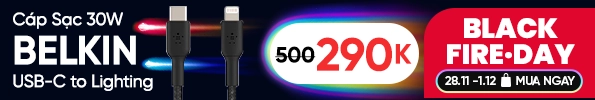 Cáp Belkin USB-C To Lightning Boost Charge MFI
