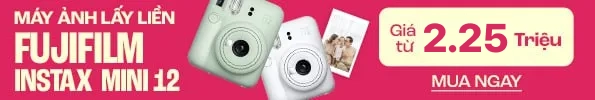 MÁY ẢNH FUJIFILM INSTAX MINI 12 CHỤP ẢNH LẤY LIỀN