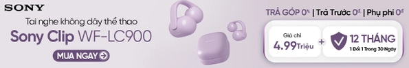 Tai nghe không dây thể thao Sony Clip WF-LC900