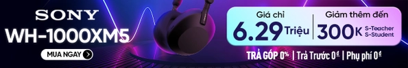 05/2025 - Tai nghe Bluetooth chụp tai Sony WH-1000XM5