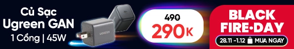 Củ sạc Ugreen GAN 1C 45W (US) X524 65050B