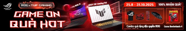 GAME ON QUÀ NGON - Back to school 2025 ROG x TUF Gaming