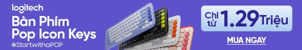 Bàn phím không dây Logitech Pop Icon Keys