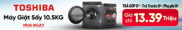 Máy giặt sấy Toshiba giặt 10.5kg - sấy 7kg 2024 (TWD-T25BZU115MWV(MG))