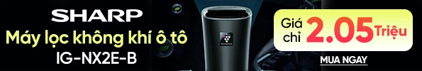 Máy lọc không khí ô tô Sharp IG-NX2E-B