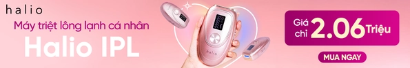 Máy triệt lông lạnh cá nhân Halio IPL Cooling Hair Removal Device