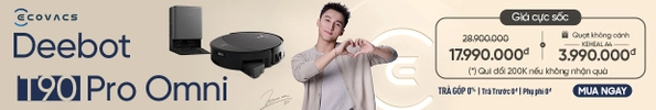 Robot hút bụi lau nhà Ecovacs Deebot T90 Pro Omni