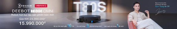 Robot hút bụi thông minh Ecovacs T80S Omni