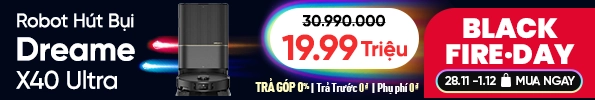 Robot hút bụi lau nhà tự động làm sạch Dreame X40 Ultra
