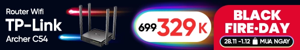 Router Wifi TP-Link Archer C54 băng tần kép AC1200