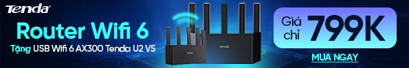 Router Wifi 6 băng tần kép AX1500 Tenda TX2L Pro