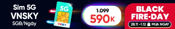 Sim 5G VNSKY 12T5G89 5GB/Ngày