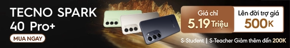 TECNO Spark 40 Pro+ 8GB 256GB (Chỉ có tại CellphoneS)