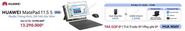 Huawei Matepad 11.5 S 2026 12GB 256GB kèm bút bàn phím