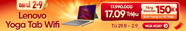 Lenovo Yoga Tab Wifi 12GB 256GB TB710 ZAG60105VN - Kèm bút, bàn phím