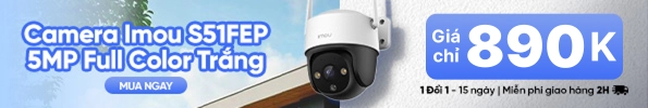 Camera IP ngoài trời 360 độ 5MP IMOU S51FEP Full Color