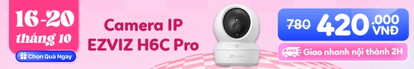Camera IP EZVIZ H6C Pro 2K 3MP 360 độ