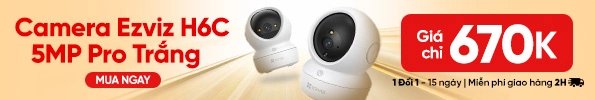 Camera IP EZVIZ H6C Pro 3K 5MP trong nhà 360 độ