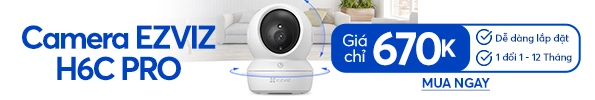 Camera IP EZVIZ H6C Pro 3K 5MP trong nhà 360 độ
