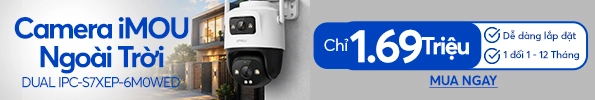 Camera IP ngoài trời 360 độ 6MP Imou Cruiser Dual IPC-S7XEP-6M0WED