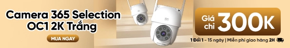 Camera IP ngoài trời 360 độ 3MP 365 Selection OC1