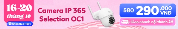 Camera IP ngoài trời 360 độ 3MP 365 Selection OC1