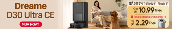 Robot hút bụi lau sàn Dreame D30 Ultra CE