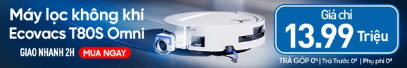 Robot hút bụi thông minh Ecovacs T80S Omni
