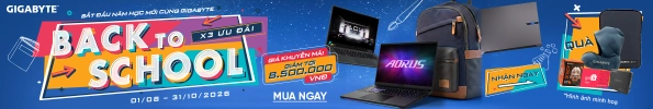Bắt đầu năm học mới cùng GIGABYTE – Back to School: X3 ưu đãi