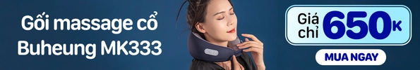 Gối massage cổ Buheung MK333