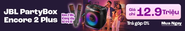 Loa JBL PartyBox Encore 2 Plus (Kèm 2 Micro không dây hỗ trợ AI)